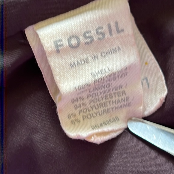 🍁   LUXURIOUS Chocolate Brown VELVET JACKET by FOSSIL - Picture 8 of 14